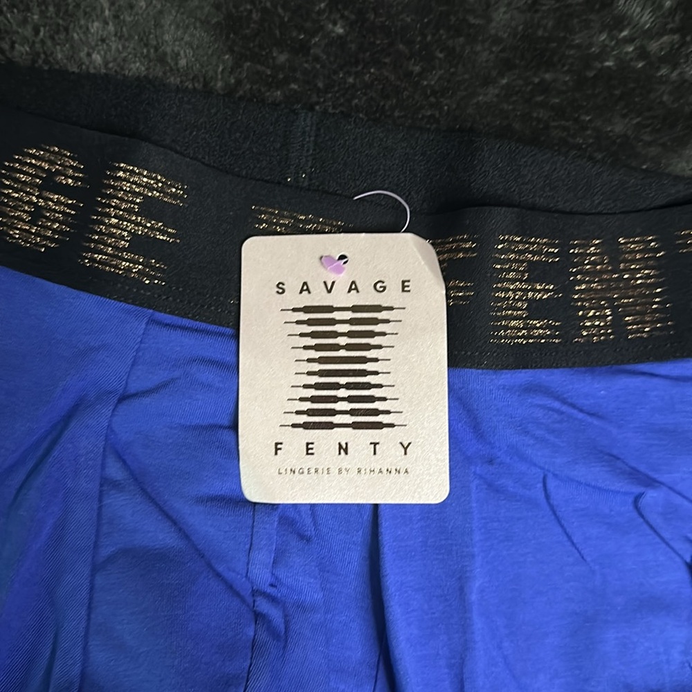Men’s Savage x Fenty Blue underwear- x small - Picture 2 of 3